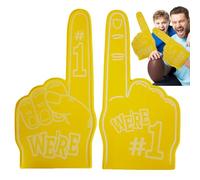 COMFOLIVING Pointer per Dita in Schiuma, puntatore per Dita in Schiuma Numero 1 di Spessore 8 mm, per Fan in Schiuma Sportiva per Cheerleading Mano in Schiuma Gladiatore Comoda e Colorata per Le e