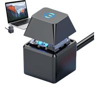 COMFOLIVING Pulsante esterno per PC, pulsante esterno per computer - Pulsante host del computer a spinta HDD con cavi da 1,8 m, pulsante per scheda madre per alloggiamento computer, estensione