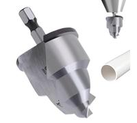 COMFOLIVING Punta per lavello da cucina, punta da svasatura per metallo - Punte per trapano conico Wrestler per tubi - Riduttore per tubo in PVC, punta di cambio rapido, strumento di trasmettitore
