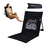 COMFOLIVING Sedia da spiaggia pieghevole, Sedia da campeggio portatile, Sedia da campeggio per spiaggia, Sedie da campeggio portatili da spiaggia per pesca, escursionismo, zaino in spalla