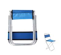 COMFOLIVING Sgabello da pieghevole portatile, sgabello da pieghevole - Sedile pieghevole antiscivolo - Sedile antiscivolo leggero pieghevole sicuro portatile per campeggio, barbecue