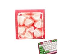 COMFOLIVING Simpatico tastiera, set di cappucci per tastiera, accessori decorativi per computer, tappi per tasti Candy Fruit, design creativo di frutta, estetica carina