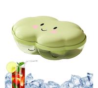 COMFOLIVING Stampo per cubetti di ghiaccio con coperchio, in silicone, a forma di nuvola, 6 griglie, a prova di perdite, per cubetti di ghiaccio, per riunioni di famiglia, per bevande