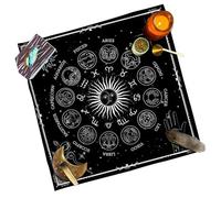 COMFOLIVING Tovaglia per tarocchi, antiscivolo, pieghevole, morbida e portatile, misteriosa tovaglia per consulente, appassionato di carte dei tarocchi