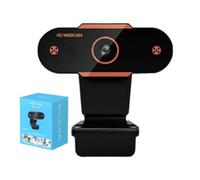 COMFOLIVING Webcam per laptop, webcam USB HD 1080P regolabile, webcam nera con privacy ampiamente usata webcam squisita per lezioni online, videoconferenze e trasmissioni in diretta