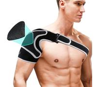 COMFORCE Supporto per spalle con memory foam, per uomini e donne, polsino rotatore, spalliera destra sinistra, supporto in neoprene per dislocazione, allenamento, lesioni sportive M