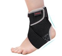 COMFORCE Tutore per caviglia per donne e uomini, cavigliera con chiusure in velcro regolabili, ultra morbide, fascia di supporto per Achille, tendine, distorsioni, guarigione degli infortuni, sport