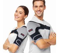 COMFORCE Tutore per spalla con cuscinetto a pressione, manica a compressione in neoprene per donne e uomini, supporto per spalla regolabile per cuffia dei rotatori, sollievo dal dolore alle