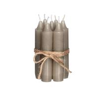 Comforder Comodo Set di Candele (7 Pezzi) - Bastoncini da 11 cm Color Talpa, da Tavolo Semplici, Autonomia di Oltre 4 Ore