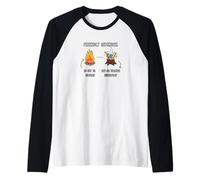 Comfort Attraverso Il disagio Promemoria Motivazionale Art Maglia con Maniche Raglan