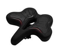 Comfort Cycle Seat - Extra Wide Bicycle Saddle with Memory Foam Padded Cushion | Universal Shock Absorbing Bike Seat for Men and Women, Fit Mountain, Road, Exercise Bikes