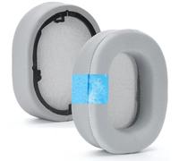 Comfort Fit - Cuscinetti auricolari per cuffie wireless Corsair HS55 HS65, rivestimento in pelle proteica con imbottitura in memory foam spessa (grigio)