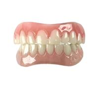 Comfort Fit Flex Teeth - Upper And Lower Matching Set Natural Shade! Fix Your Smile At Home Within Minutes!_Lucky_B