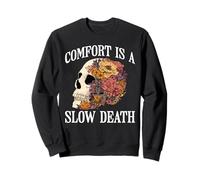 Comfort Is A Slow Death Motivation Discipline Growth - Felpa