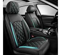 Comfort Pelle Coprisedili Auto per VW T5 T6 Multivan/MK6, Universali Copri Sedile Auto, Anteriore E Posteriore Sedili Protezioni Accessori, Green
