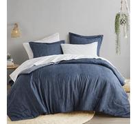 Comfort Spaces Set copripiumino king size, 3 pezzi (1 piumino in microfibra e 2 federe), set di biancheria da letto bohémien, per tutte le stagioni, set di biancheria da letto leggero e solido, per