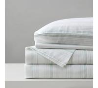 Comfort Spaces Set di lenzuola in 100% cotone traspirante, leggero, morbido, con tasca elastica da 35,6 cm, per materassi fino a 40,6 cm, biancheria da letto accogliente per tutte le stagioni, federa
