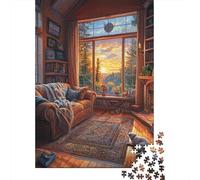 Comfortable Cabin Puzzle 1000 Pezzi Premium, Mappa Concettuale Tattile, Esperienza Unificante, Regalo Iconico 1000pcs (75x50cm)