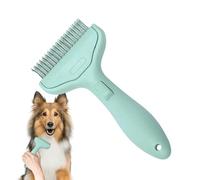 Comfortable Cat Comb, Multi Purpose Pet Brush, 3.46x1.85 Inches Cat Grooming with Sturdy Construction, Long Thick Curved Comb, Dog Brush with Grip, Pet Accessory for Puppy Kitten