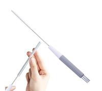 Comfortable Grip: Reach deep with the 21.5cm Extended Straw Brush, ensuri