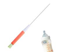 Comfortable Grip: Reach deep with the 21.5cm Extended Straw Brush, ensuri