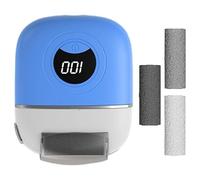 Comfortable Grip: The electric foot callus remover boasts an ergonomic design for easy grip and usage. To ensure effective grinding, simply press the button. Long press it to turn off