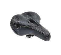 Comfortable Oversized Bike Saddle - Extra Wide Exercise Bike Seat for All, Universal Replacement for MTB, Ebike, City Bike