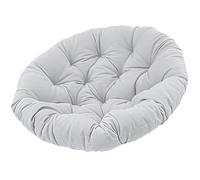Comfortable Round Chair Cushion 40-130cm Removable Outdoor/Indoor Seat Pad for Bedroom & Living Room Hanging Chair Pillow Light Grey 60cm - Soft Chair Cushioning