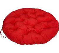 Comfortable Round Chair Cushion Thick Seat Pad for Sessel & Radar Chairs Soft And Cozy Pad for Indoor/Outdoor Use Garden Chair Cushion (Red 40x40cm)