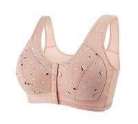 Comfortable Sexy Women Bra Wrap Tank Top Style Big Buckle Front Thin, Purple, 12(Beige,14)