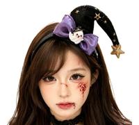 Comfortable Witch Headband | Headband Cute Pumpkin Ghost Hair Accessoriess | Halloweenwitch Hats Comfortable Gothic Hair Hoop Costume For Women Girls Cosplay Role Play Fancy Ball Masquerade Celebrations
