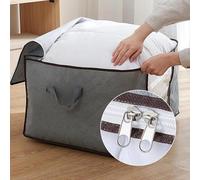 Comforter Storage Bags, Pillow Bedding Organizer Bag, Extra Large Blanket Storage Bags with Clear Window and Sturdy Handles, Space Saving Quilt Clothing Box for Closet Wardrobe Home Dorm Travel