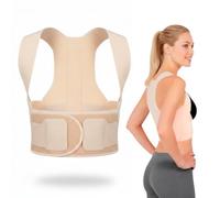 Comfortisse Posture Secret - Correttore di postura Unisex | Fascia posturale spalle e schiena | Invisibile | Strisce regolabili | Raddrizza spalle | Migliora la postura istantanea