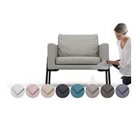 comfortly Copertura per poltrona Koarp, fodera di ricambio, resistente, 3 pezzi, tessuto Nano-Tech resistente agli animali domestici e antimacchia, facile da pulire e sostituire (misto di cashmere)