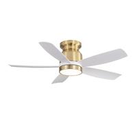 ComfortXL Ventilatore da Soffitto 106 cm LED Dimmerabile 22W Motore DC Silenzioso Reversibile 6 Velocità Telecomando Montaggio a Filo Bianco