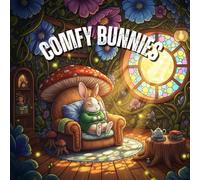 Comfy Bunnies: Easy Coloring Book for Kids, Teens, and Adults Featuring Adorable Cozy Rabbits in Whimsical Home Moments for Relaxation and Joy (Cozy ... Cozy Bunny Homes and Whimsical Moments