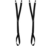 Comfy Clothiers Stirrup Camicie per uomo (con passante per il piede) - Giarrettiera elastica regolabile (1 paio di fermacamicia)