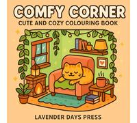Comfy Corner: Bold & Easy Colouring Book for Kids & Adults, Hygge Relaxation