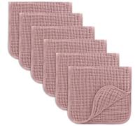 Comfy Cubs Panni in mussola per il ruttino, 50,8 x 25,4 cm, confezione da 6, grandi, 6 strati, ultra assorbente, 100% cotone, per bambini e ragazze, set di panni morbidi, sicuri e delicati per bambini