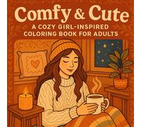 Comfy & Cute: A Cozy Girl-Inspired Coloring Book for Adults: 50 Relaxing Designs of Comfort, Fashion, and Homey Vibes
