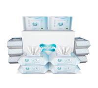 Comfy Life Salviettine umidificate per la pulizia completa del corpo per adulti, grandi, lussuose, fresche al tatto, senza risciacquo, senza profumo, per letto, bagno, incontinenza, igiene intima,