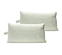 Comfy Line - Coppia di Cuscini da Letto Matrimoniale in Fiocco di Memory Foam, Guanciale Ortopedico, Alto 12 cm 40x70, per Dormire e Cervicale, Fodera Cotone