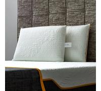 Comfy Line - Cuscino in Memory Foam Guanciale Cervicale per Dormire 70x40 Alto 13 cm da Letto Ortopedico. Saponetta Forato. Fodera Cotone Sfoderabile. Made in Italy 100%