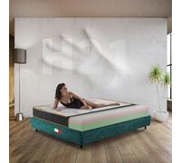 Comfy Line Materasso memory matrimoniale 175X195 Cm, Materasso a zone Alto 21 cm, Materasso ortopedico a 3 STRATI | Materasso anallergico prodotto in Italia - MOD. EQUILIBRIUM