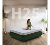 Comfy Line Materasso molle insacchettate e Memory ortopedico alto 25 Cm | Materasso semirigido Francese 140X190 Cm | Materasso ITALIANO anallergico con tessuto sfoderabile - MOD. NIGHT MEMORY