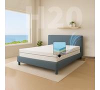 Comfy Line - Materasso Piazza e Mezzo 140x195 in Memory Foam h 20 cm. A 7 Zone Differenziate Ortopedico. Rivestimento Cotone Fresco e Traspirante. Made in Italy 100%
