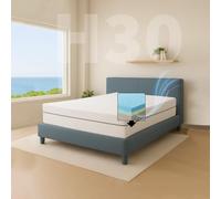 Comfy Line - Materasso Singolo 85x190 in Water Memory h 30 cm. A 7 Zone Differenziate Ortopedico. Rivestimento Cotone Fresco e Traspirante. Made in Italy 100%