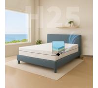 Comfy Line - Materasso Singolo 95x190 in Memory Foam h 25 cm. A 7 Zone Differenziate Ortopedico. Rivestimento Cotone Fresco e Traspirante. Made in Italy 100%