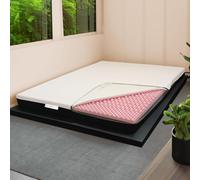 Comfy Line Topper Memory e Rigido Ortopedico Alto 6 cm | Singolo 110X190 Cm | Materasso Con Tessuto Sfoderabile | Doppia Rigidità - MOD. FOX H6