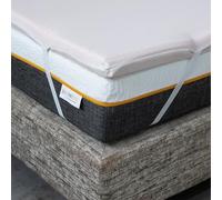 Comfy Line - Topper Piazza e mezzo Francese per Materasso in Poliuretano Espanso 5,5 cm - Interno da Ricambio Correttore con Gomma Certificata - Made in Italy